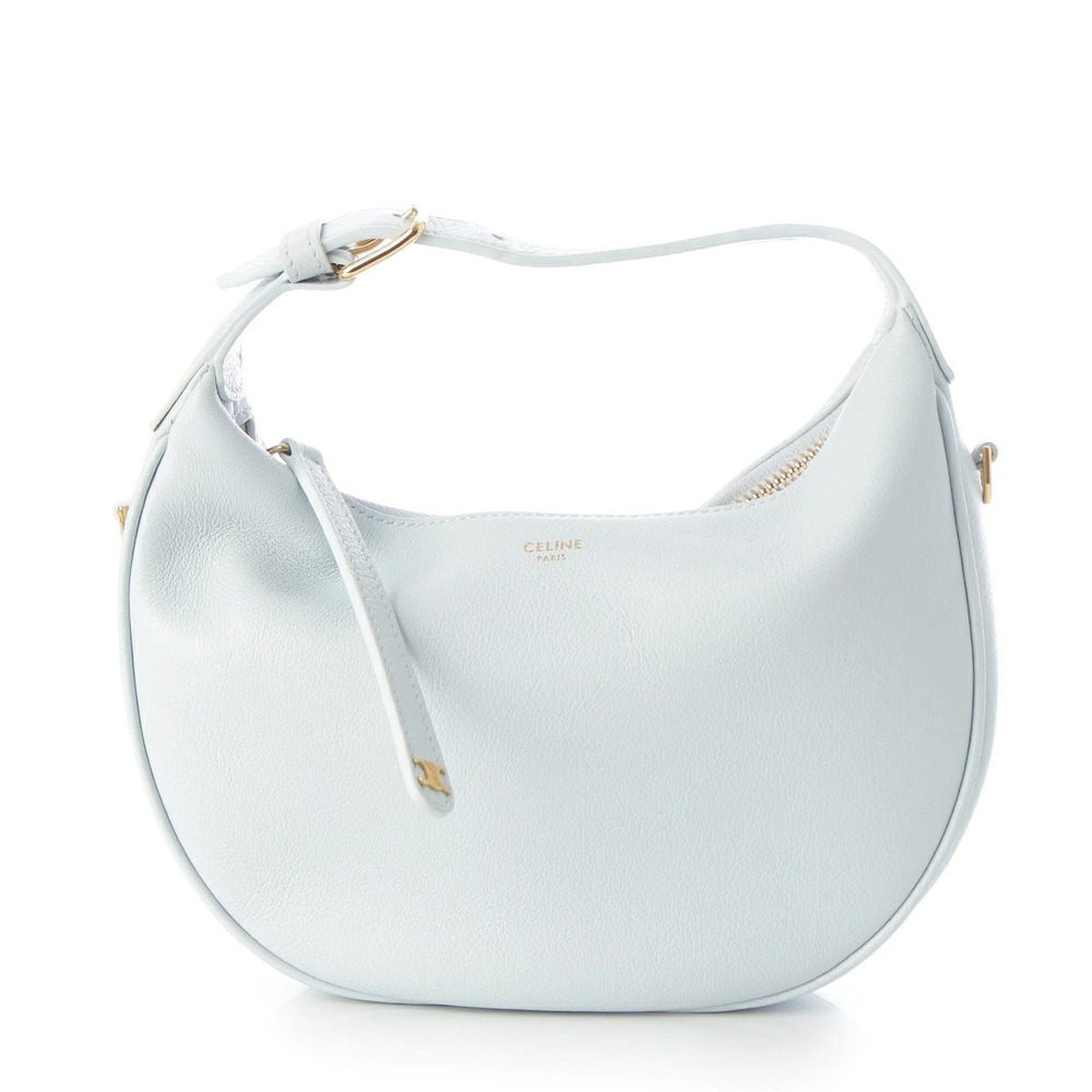 Celine Teen Lulu Grained Calfskin 2way Shoulder Bag Denim